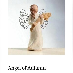 Willow Tree ANGEL OF AUTUMN Figurine Sheaf of Wheat Demdaco Susan Lordi …